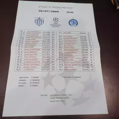 Анортосис - Динамо (Минск) 2005