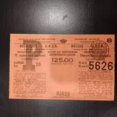 Бельгия - СССР 1966