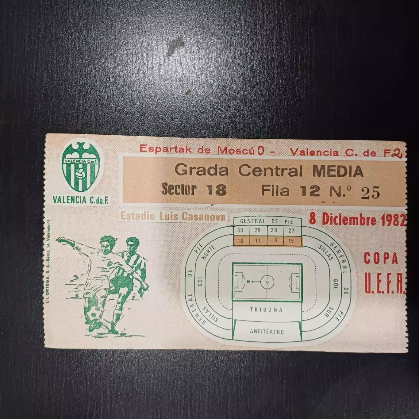 Валенсия - Спартак (Москва) 1982