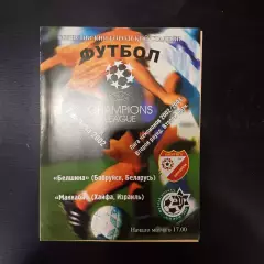 Белшина - Маккаби 2002