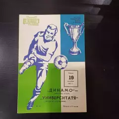 Динамо (Москва) - Университатя 1977