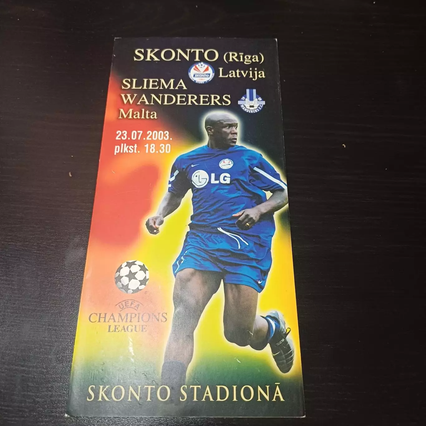 Сконто - Слиема 2003