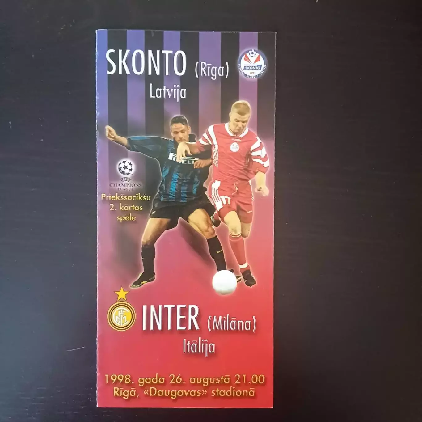 Сконто - Интер 1998