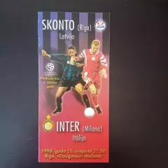 Сконто - Интер 1998