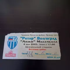 Ротор(В) - Анжи 2002