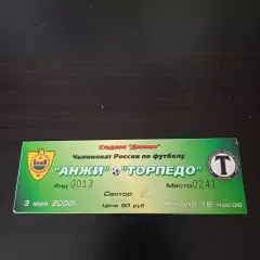 Анжи - Торпедо 2000