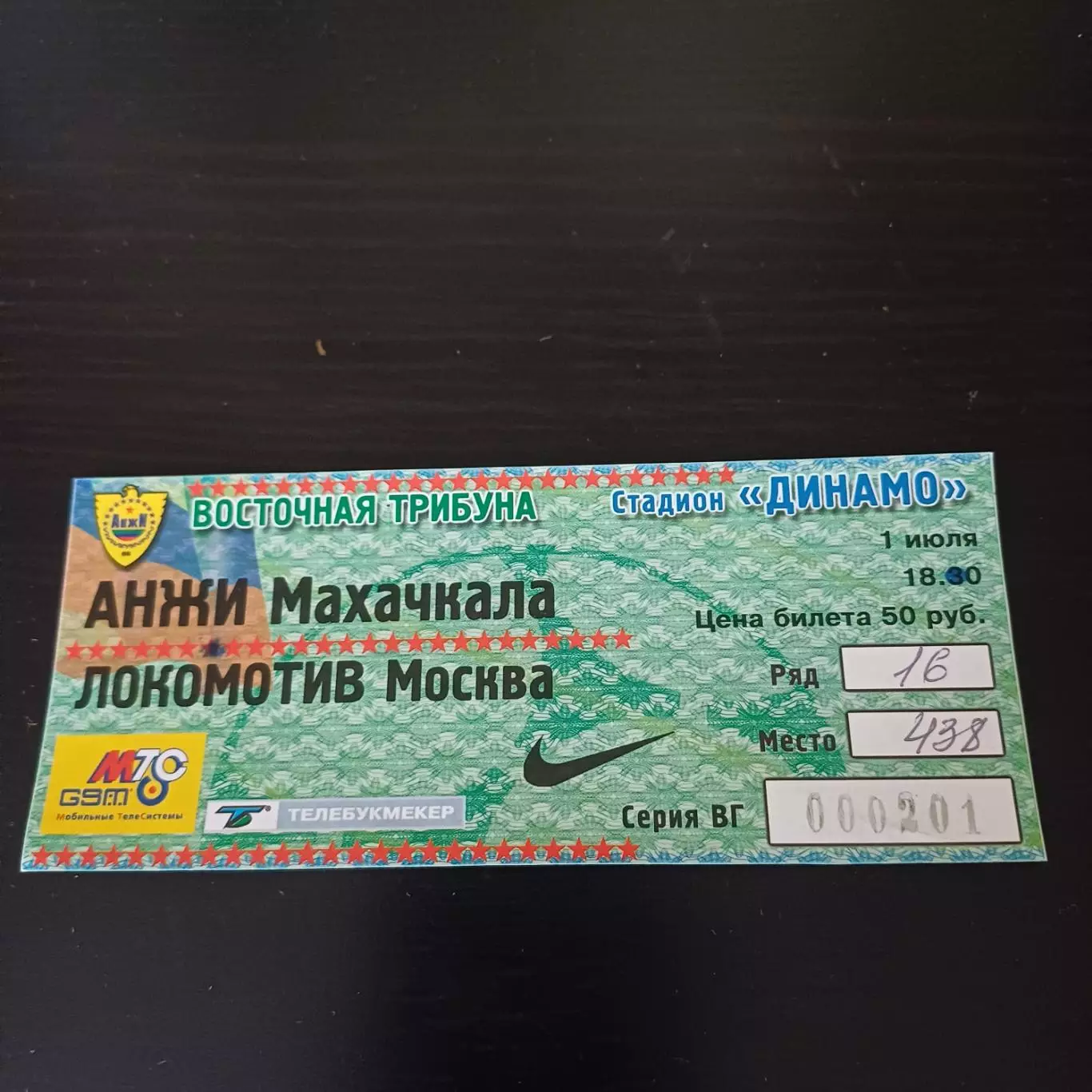 Анжи - Локомотив (Москва) 2002