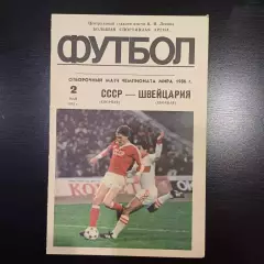 СССР - Швейцария 1985