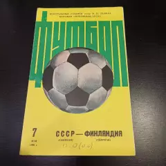 СССР - Финляндия 1986