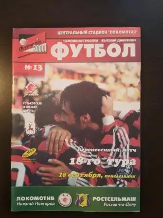 Локомотив (Нижний Новгород) - Ростсельмаш 2000