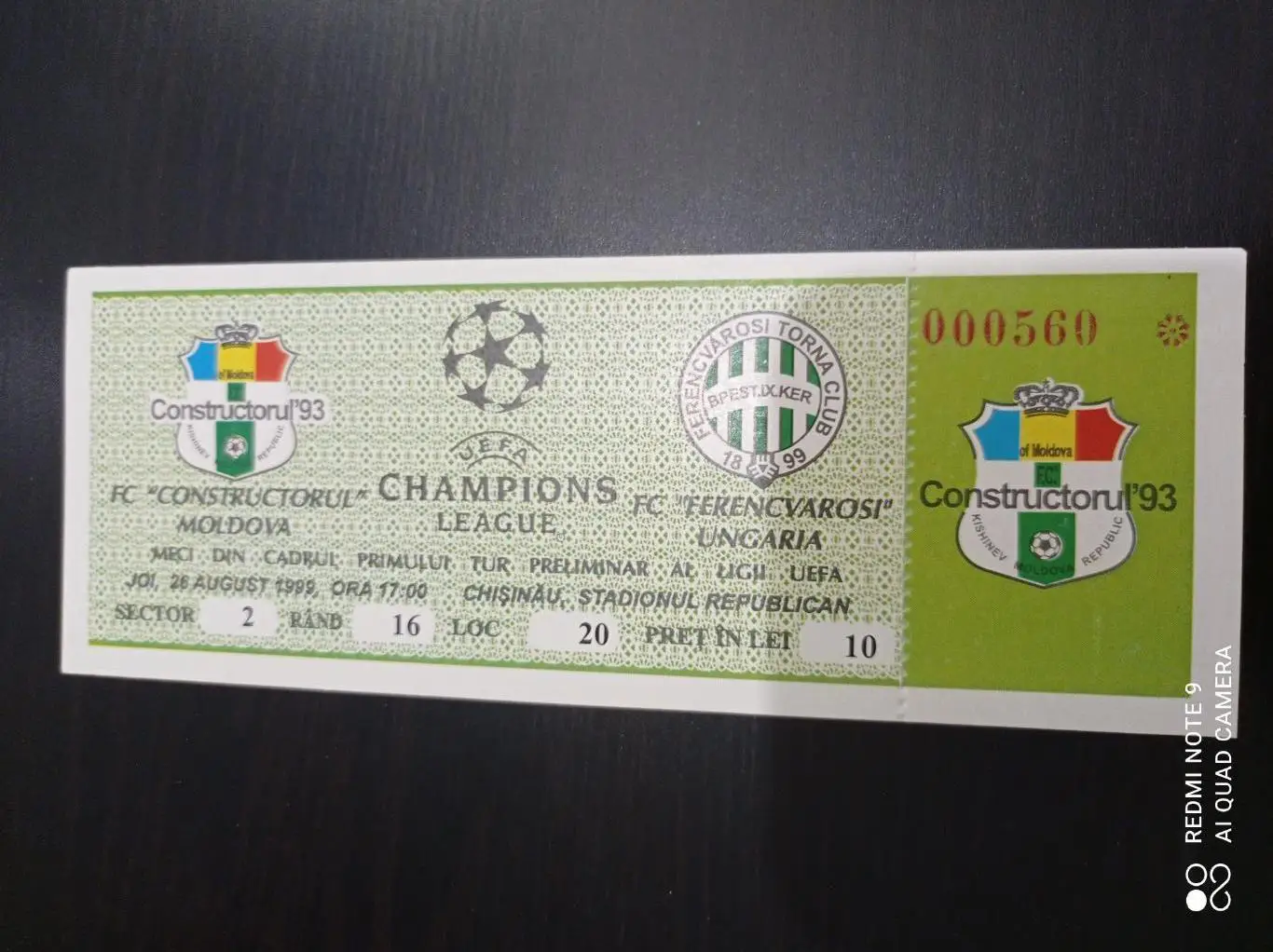 Зимбру - Ференцварош 1999