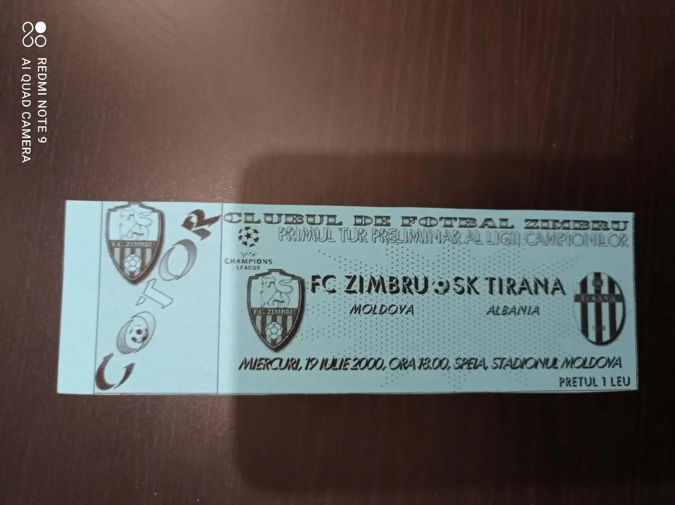 Зимбру - Тирана 2000