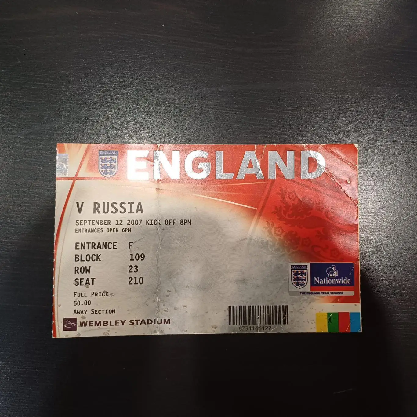 Англия - Россия 2007