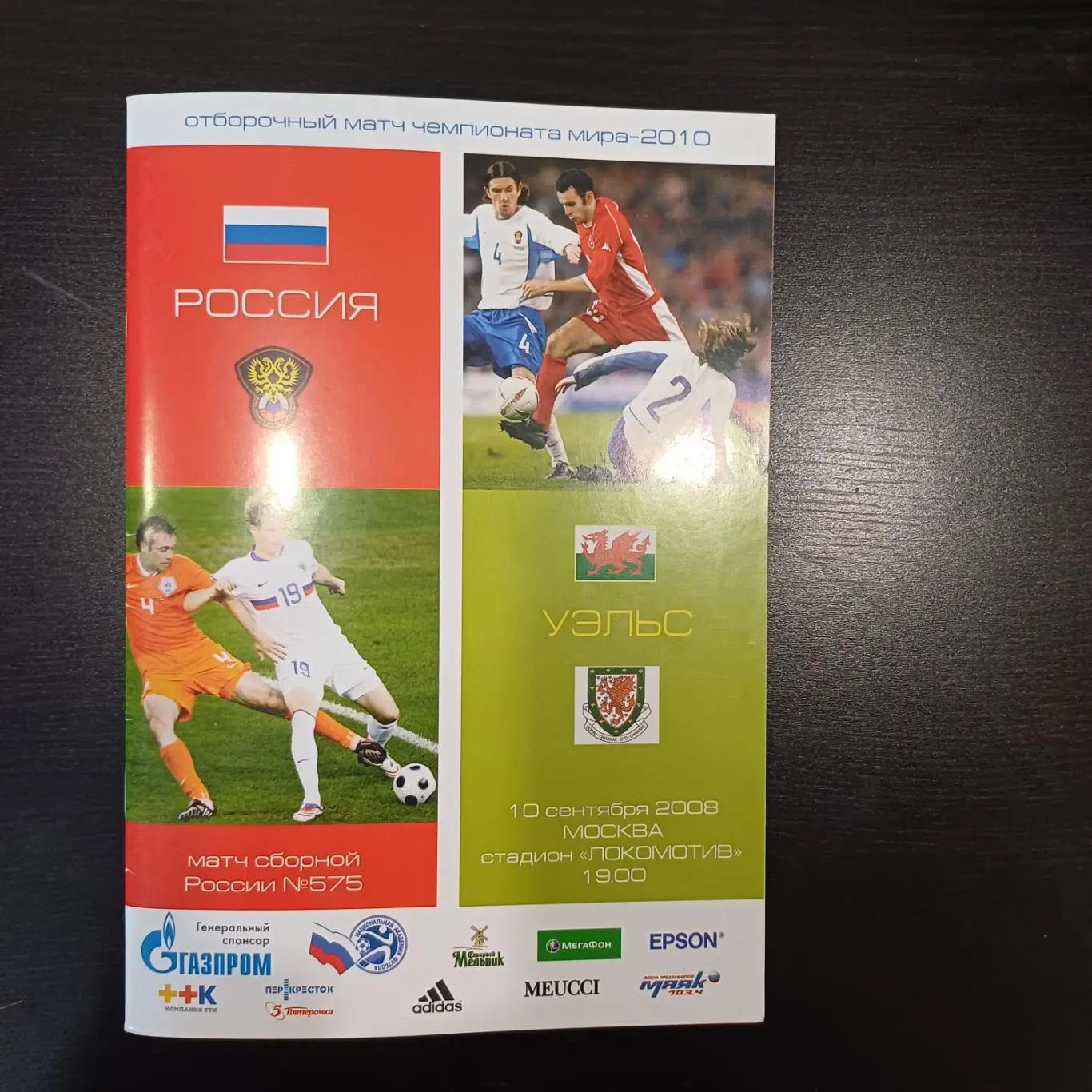 Россия - Уэльс 2008