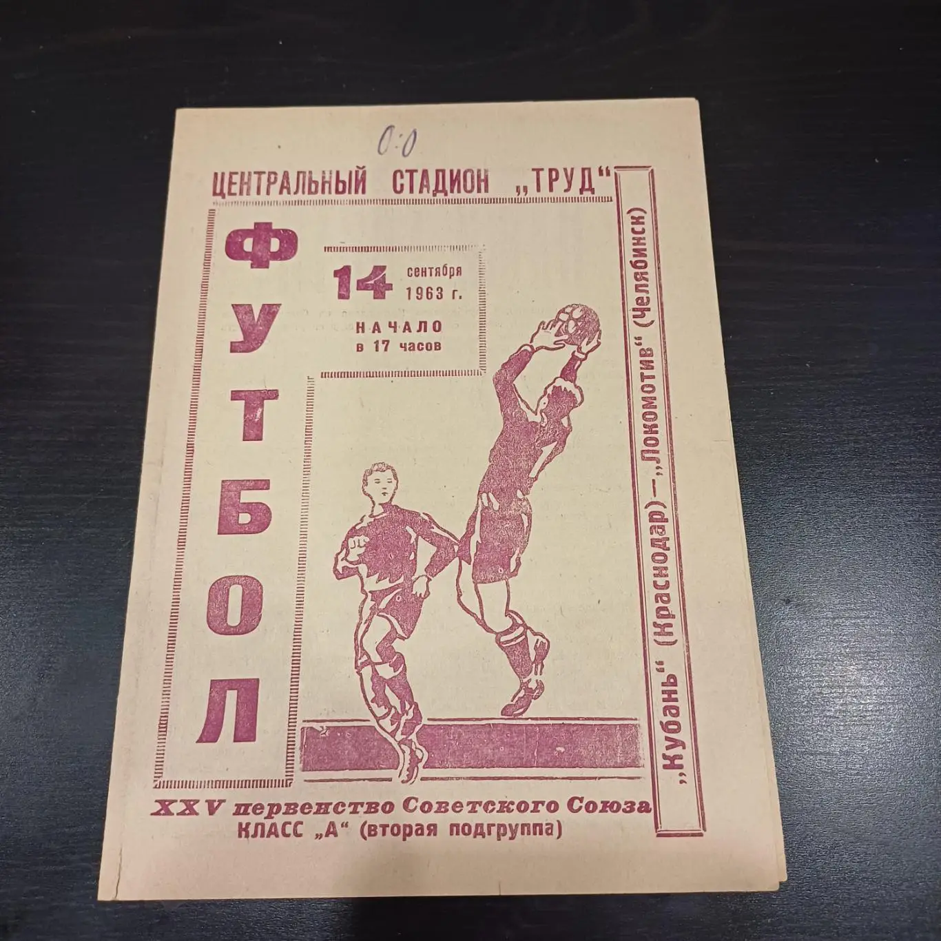Локомотив (Челябинск) - Кубань 1963