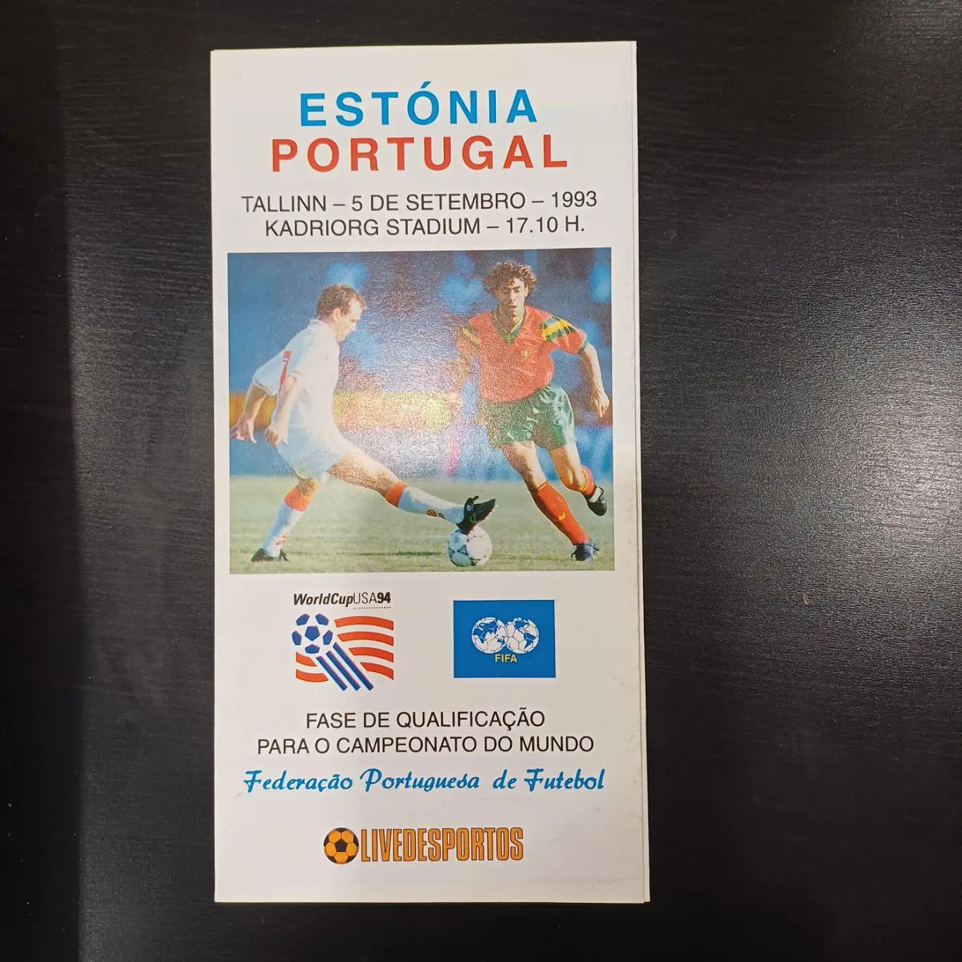 Эстония - Португалия 1993