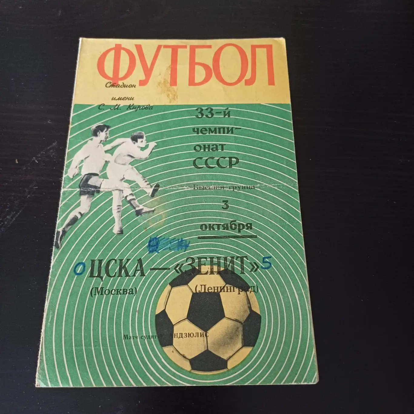 Зенит - Цска 1971