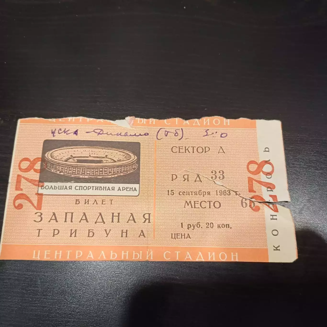 Цска - Динамо (Тбилиси) 1963