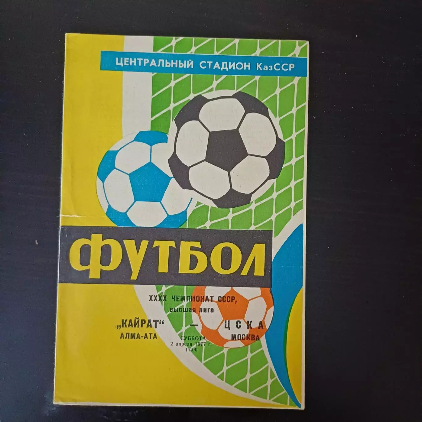 Кайрат - Цска 1977