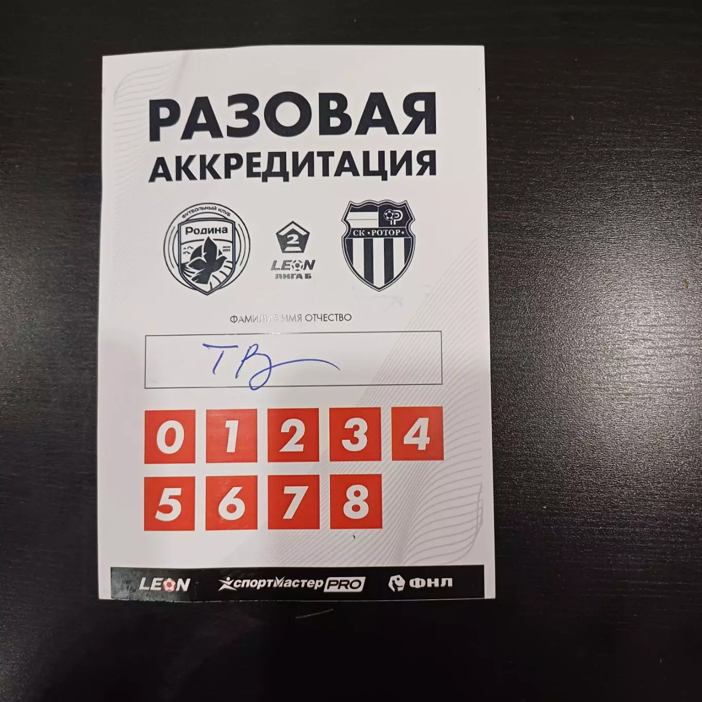 Родина - Ротор 2025