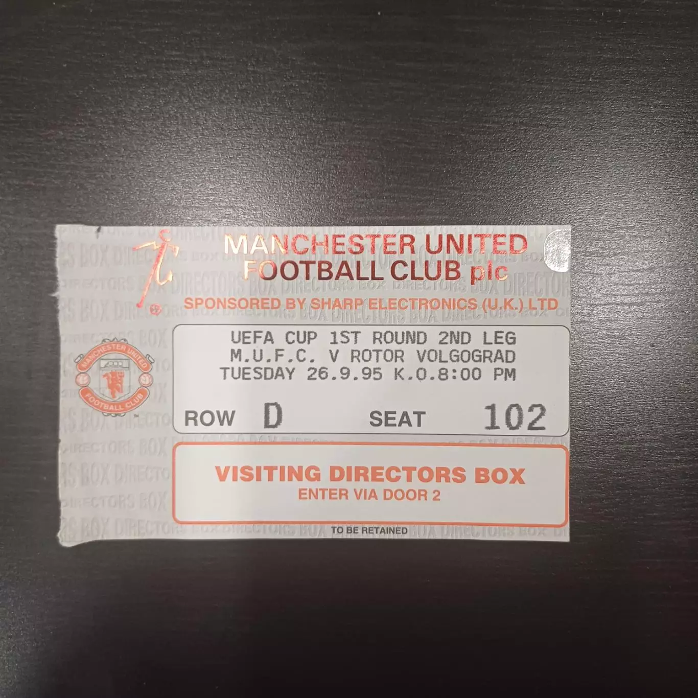 Манчестер - Ротор 1995