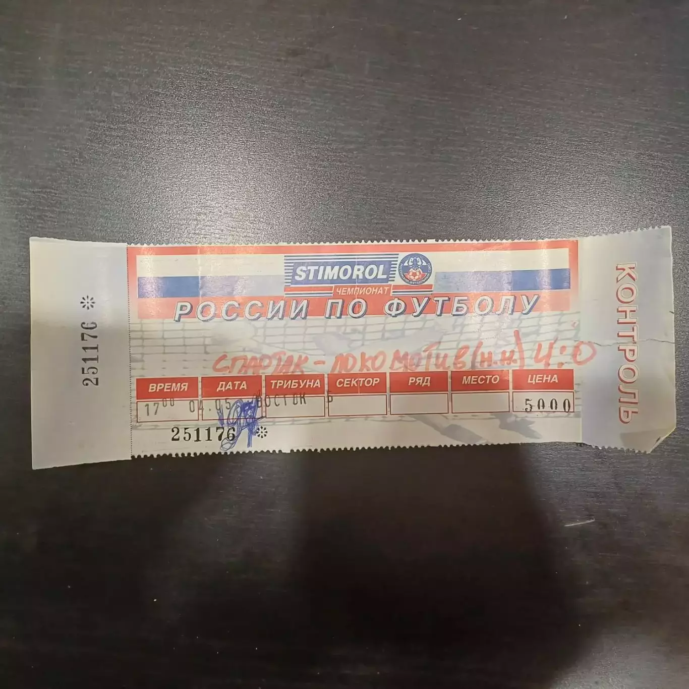 Спартак - Локомотив (Нижний Новгород) 1996