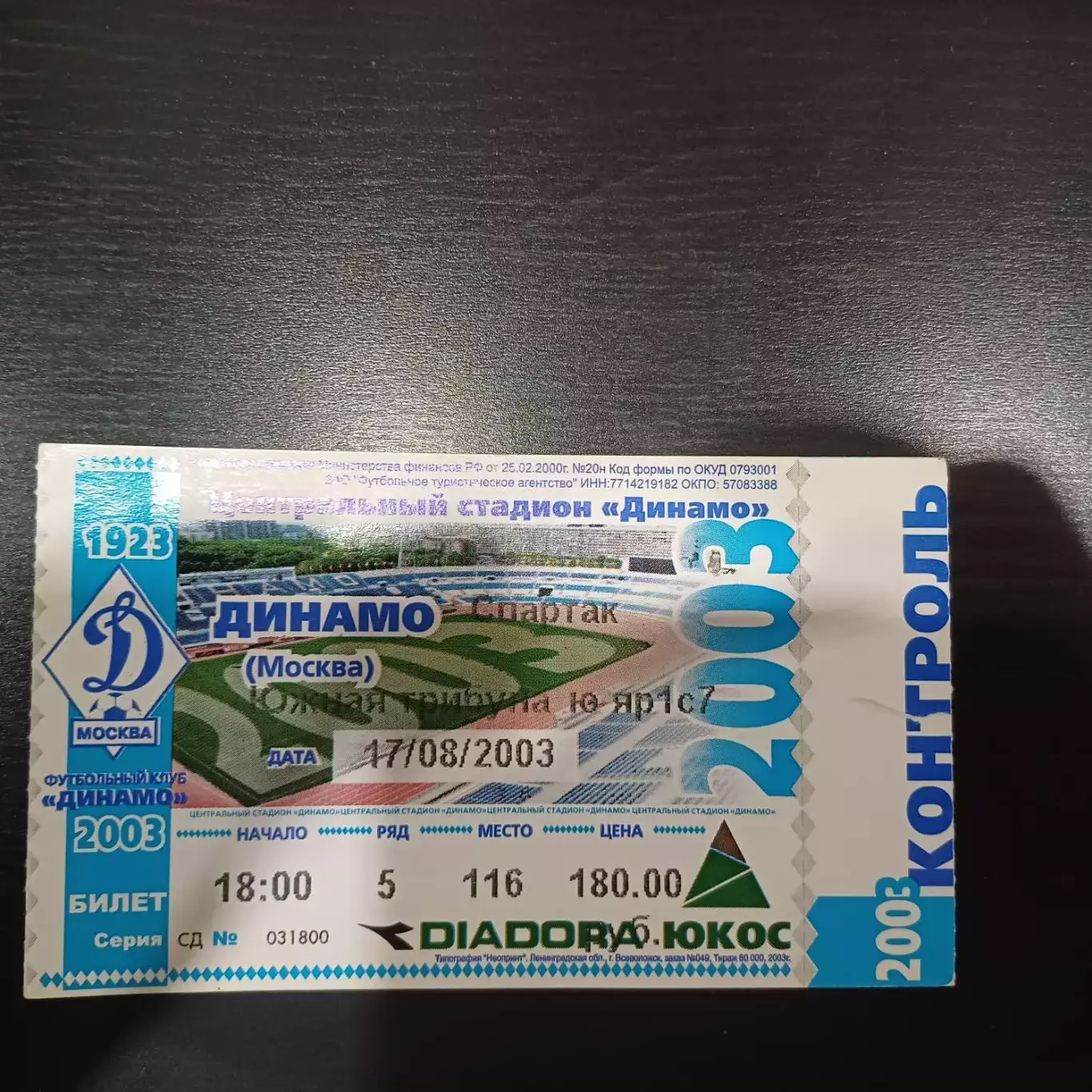 Динамо (Москва) - Спартак2003