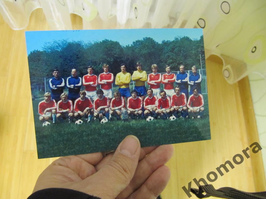 Командное фото СКА (Ростов) обладателя Кубка СССР 1981 год - офиц.фотография 1
