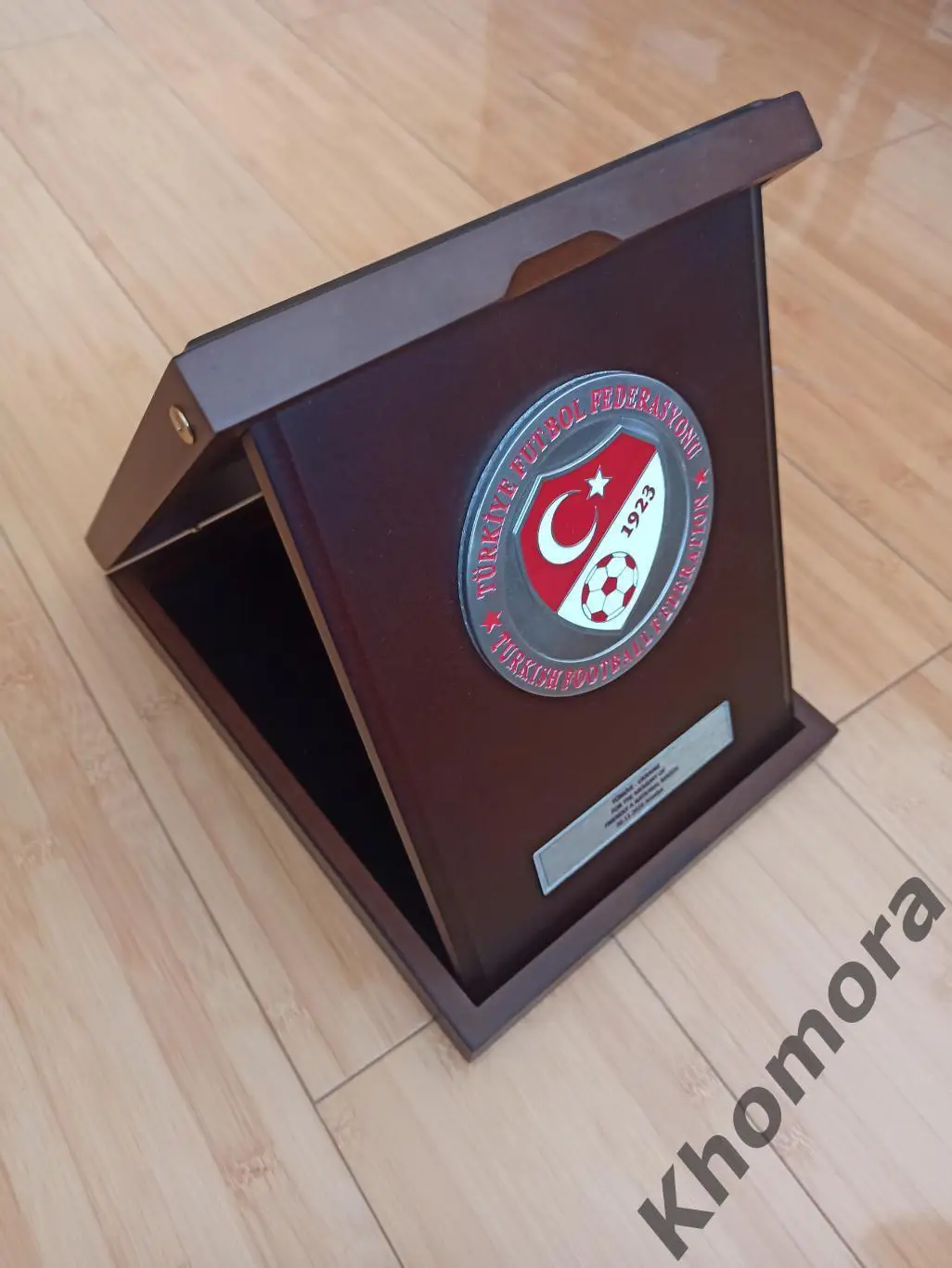 Турция - Украина 20.11.2018 ТМ - Памятный сувенир из натурал.дерева от ФФ Турции 6