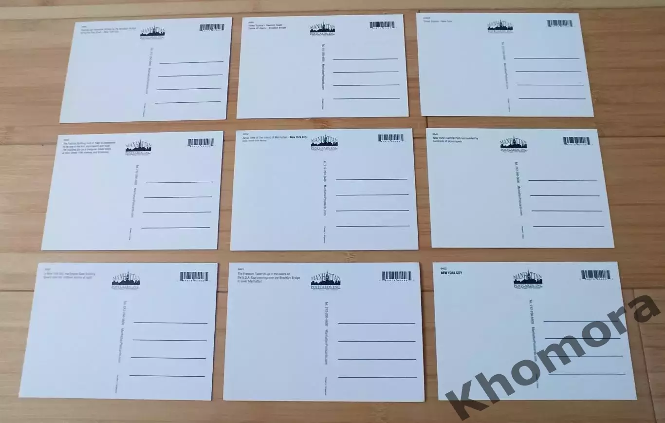 Набори открыток Нью-Йорк (45 штук) - коллекция 5