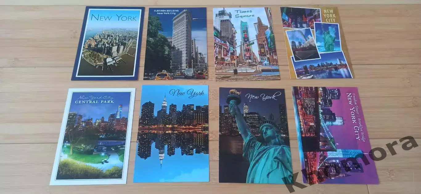 Набори открыток Нью-Йорк (45 штук) - коллекция 3