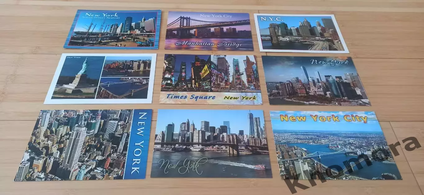 Набори открыток Нью-Йорк (45 штук) - коллекция 2