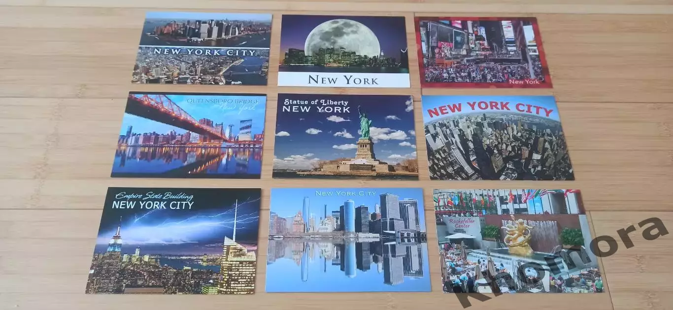 Набори открыток Нью-Йорк (45 штук) - коллекция 4
