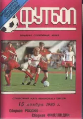 Россия - Финляндия — 15.11.1995