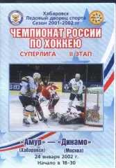 Амур Хабаровск - Динамо Москва — 24.01.2002