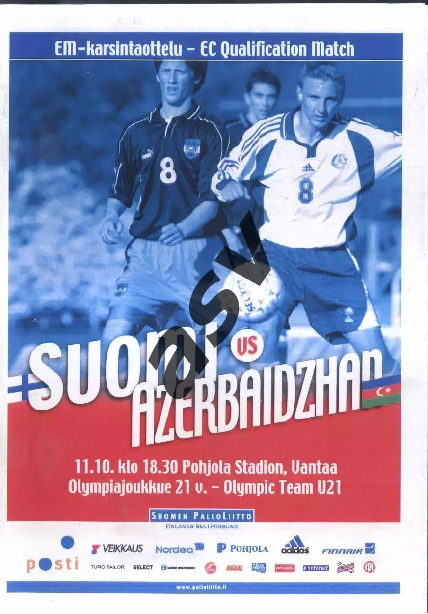 Финляндия - Азербайджан — 11.10.2002 U-21 ОЧЕ