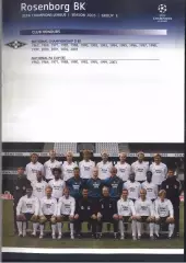2004 /2005 Русенборг Тронхейм Норвегия Лига Чемпионов