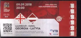 Грузия - Латвия — 09.09.2018 Лига Наций