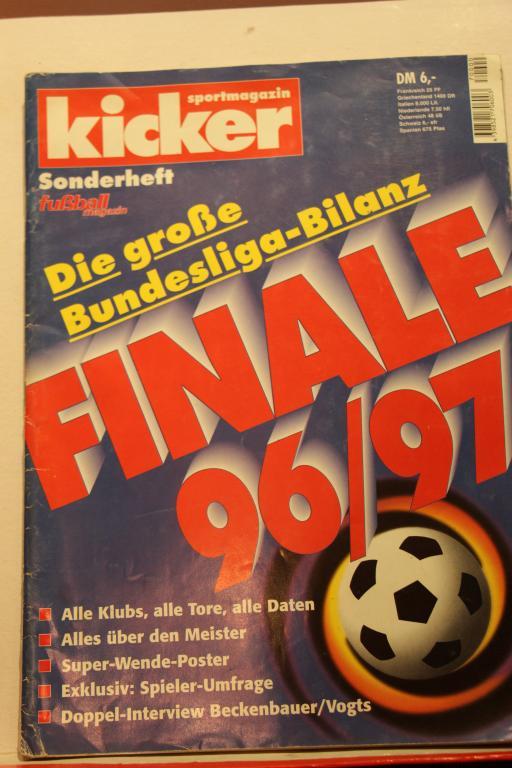 Футбол,Чемпионат Германии 1996-97,спецвыпуск Kicker