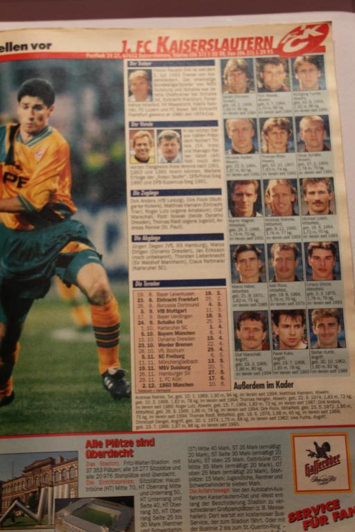 журнал Sport Bild (Спортивная картина) Германия 1994г. №33 2