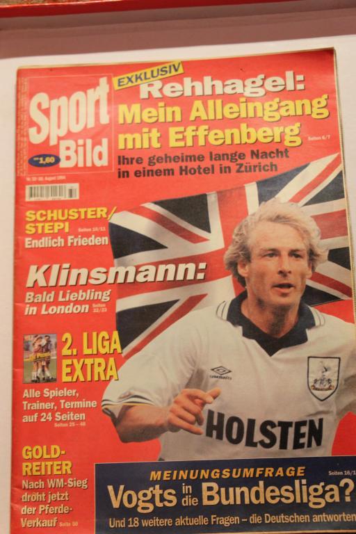 журнал Sport Bild (Спортивная картина) Германия 1994г. №32