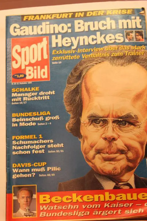 журнал Sport Bild (Спортивная картина) Германия 1994г. №38