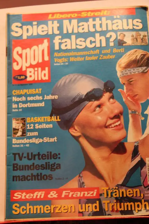 журнал Sport Bild (Спортивная картина) Германия 1994г. №37
