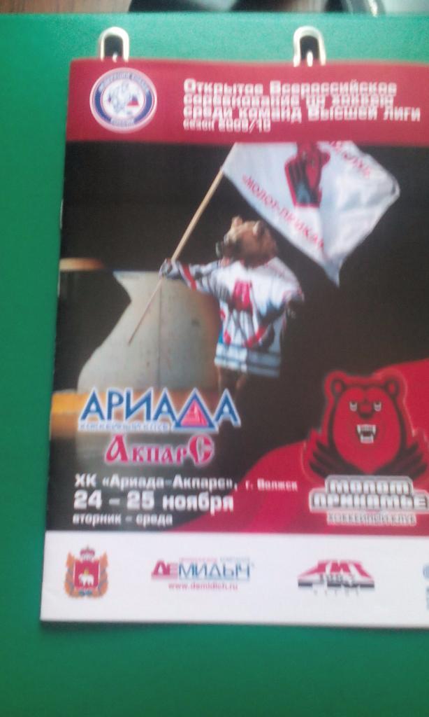 Молот Пермь - Ариада-Акпарс Волжск. 24-25.11.2009