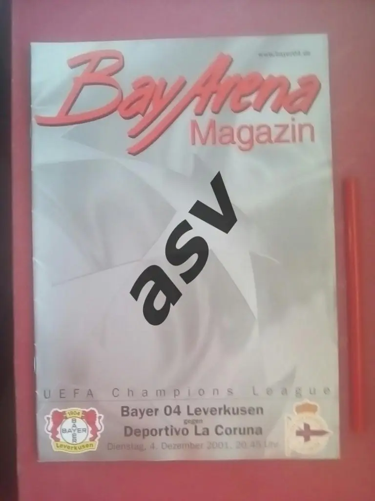 Байер-04 Леверкузен - Депортиво Ла Корунья Испания 2001 Лига Чемпионов