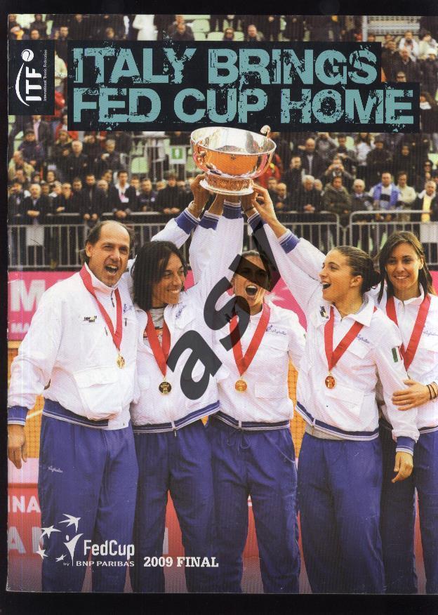 Италия -победитель Кубка Федераций. Теннис. 2009