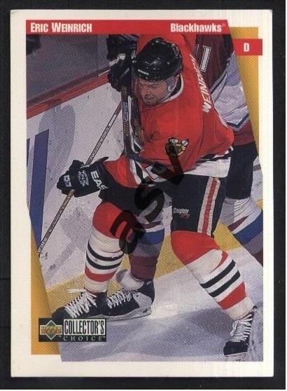 Eric Weinrich (Chicago Blackhawks) Upper Deck Collector's Choice 1997-1998 № 52.
