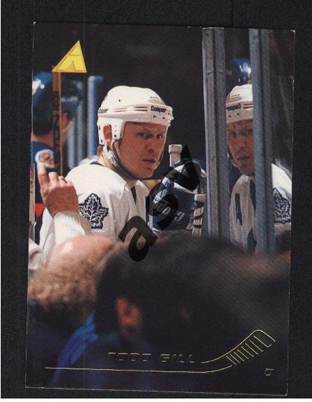 Todd Gill / Тодд Джилл /Toronto Maple Leafs. Pinnacle NHL 1995-1996, № 171.