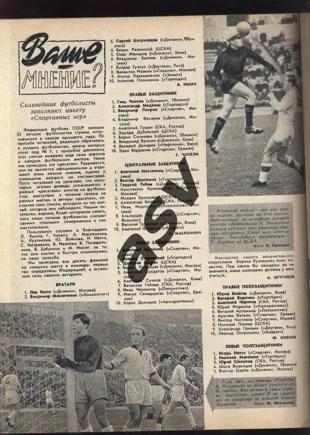 Журнал Спортивные игры№ 3 1961 - сб.СССР чемпион мира по хоккею 1961 года 2