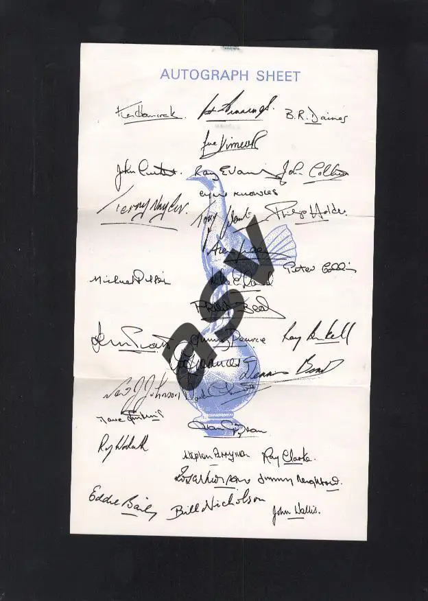 Буклет. 1969/1970 Тоттенхем Хотспур Англия 2